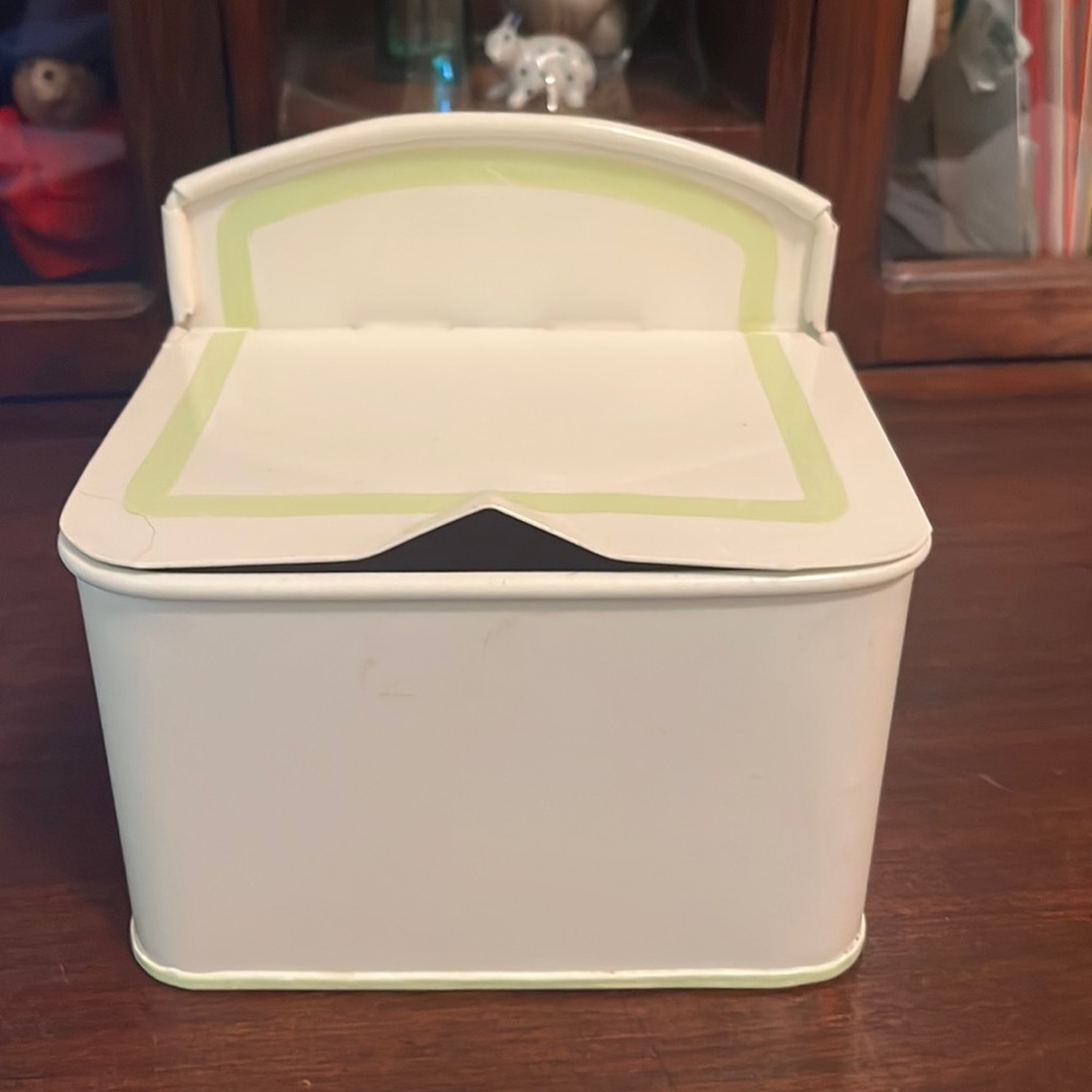 Pottery Barn Kids enamel tin box